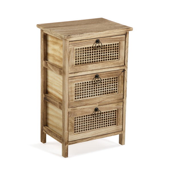 August Grove Tryphosa Solid Wood Freestanding Bathroom Shelves